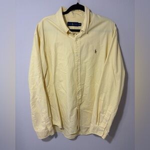 Polo Ralph Lauren Men’s Yellow Oxford Shirt XXL